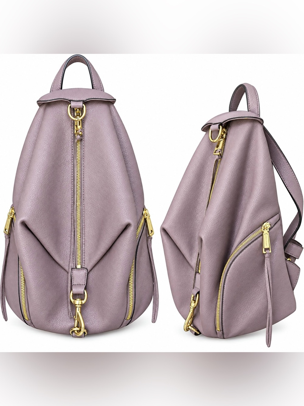 Rebecca Minkoff Julian Backpack Taupe Mauve Large Size